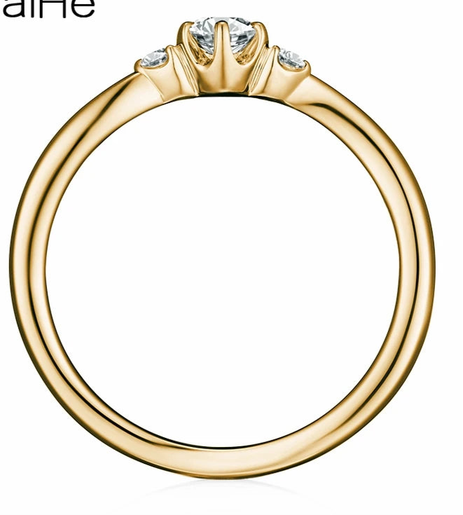 Anillo de Compromiso en Oro Blanco 18K con Diamante