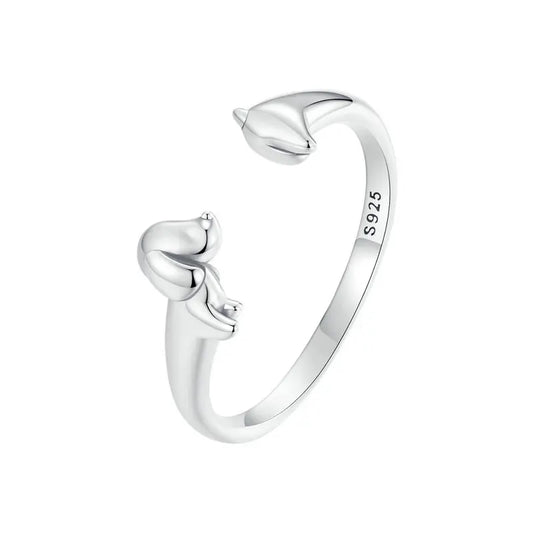 925 Sterling Silver Animal Design Ring