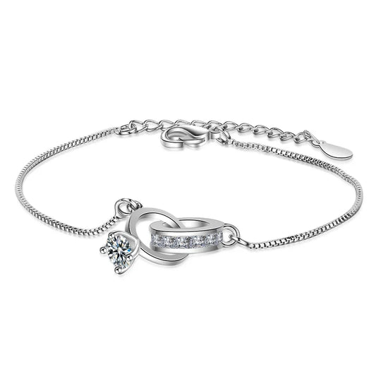 Pulsera con Zirconia en Plata 925