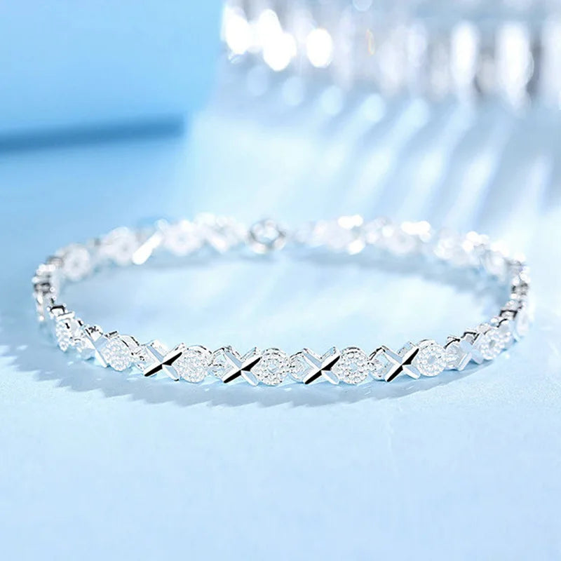 Pulsera de Plata 925 de Estilo Moderno